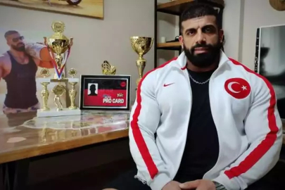Milli sporcu Semih Topçu, vücut geliştirme ve badminton branşlarında elde