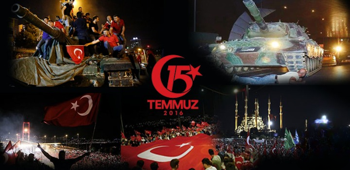 15 Temmuz darbe girişimi saat saat kronolojisiyle Türkiye’nin direniş hikayesi.