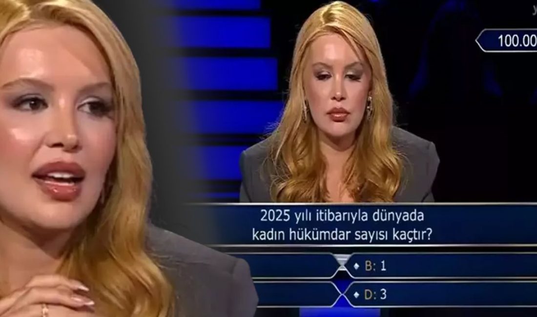 Kim Milyoner Olmak İster yarışmasında sorulan “2025 yılı itibarıyla dünyada