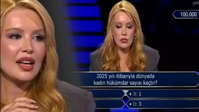 Kim Milyoner Olmak İster yarışmasında sorulan “2025 yılı itibarıyla dünyada
