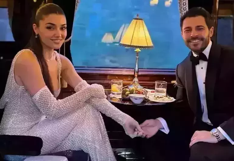 Hande Erçel’den Instagram’da Beğeni Rekoru Kıran Beyazlar İçinde Pozlar