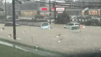ABD sel felaketi ile boğuşuyor. New Jersey'de olağanüstü hal ilan