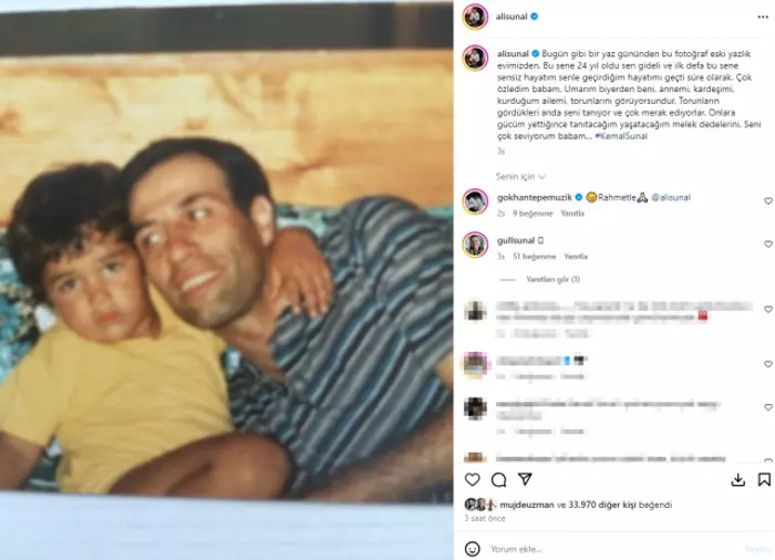 Ali Sunal’dan Babası Kemal Sunal’ın 25. Yıldönümünde Yürek Burkan Mesaj