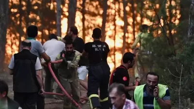 Bursa’da orman yangını 4. gününde! Orhaneli ve Harmancık ilçelerinde köyler