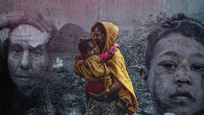 Gazze Şeridi’ne yönelik saldırılar devam ederken, israil'in dağıttığı bildiriler kurşunların