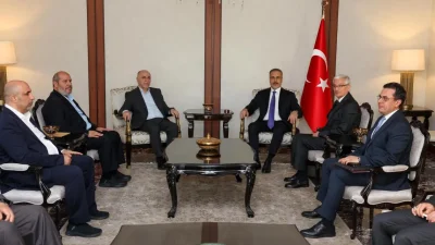 Dışişleri Bakanı Hakan Fidan, Hamas Şura Meclisi Başkanı Muhammed İsmail