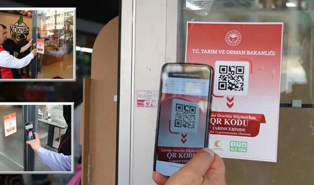 Tarım ve Orman Bakanlığı tarafından başlatılan karekod uygulaması, gıda güvenliğini