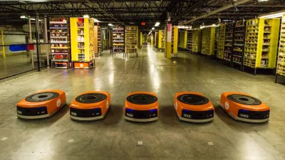 Dünyanın en büyük teknoloji devlerinden Amazon, depo otomasyonu ve robot