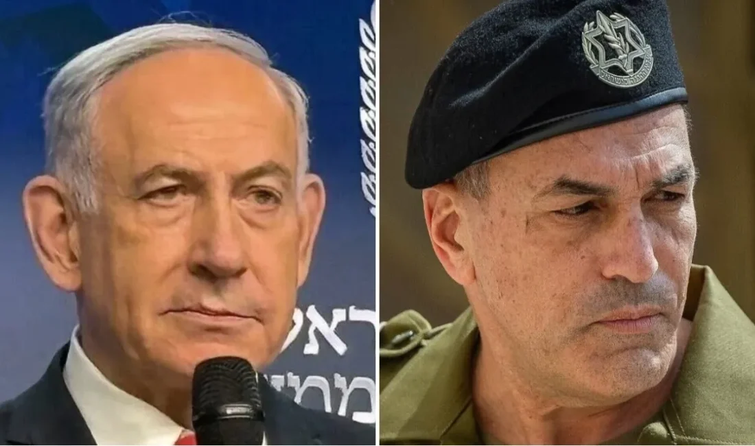 İsrail Başbakanı Binyamin Netanyahu ile Genelkurmay Başkanı Eyal Zamir arasında