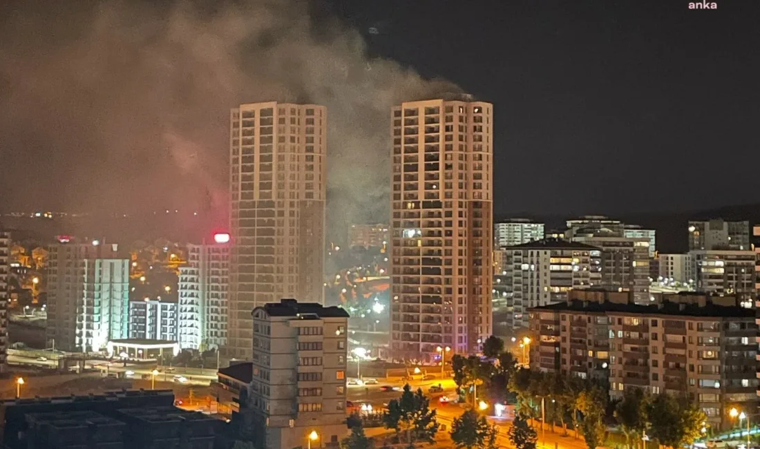 Ankara’nın Çankaya ilçesi Alacaatlı Mahallesi’nde bulunan Yaşamkent Valero Sitesi'nde dün