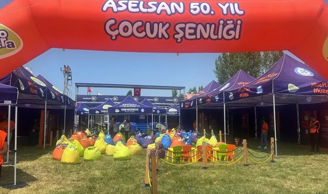 Türkiye Kültür Yolu Festivali kapsamında ASELSAN’ın 50’nci Yıl Çocuk Şenliği