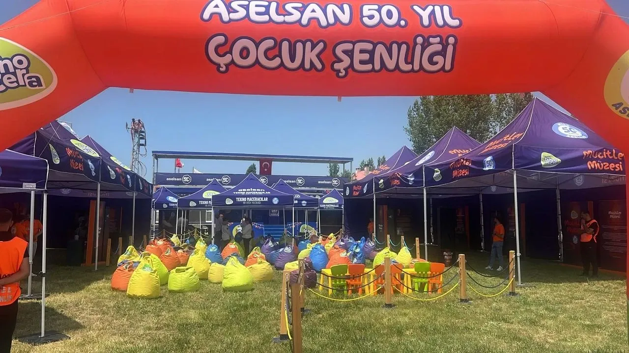 Türkiye Kültür Yolu Festivali kapsamında ASELSAN’ın 50’nci Yıl Çocuk Şenliği
