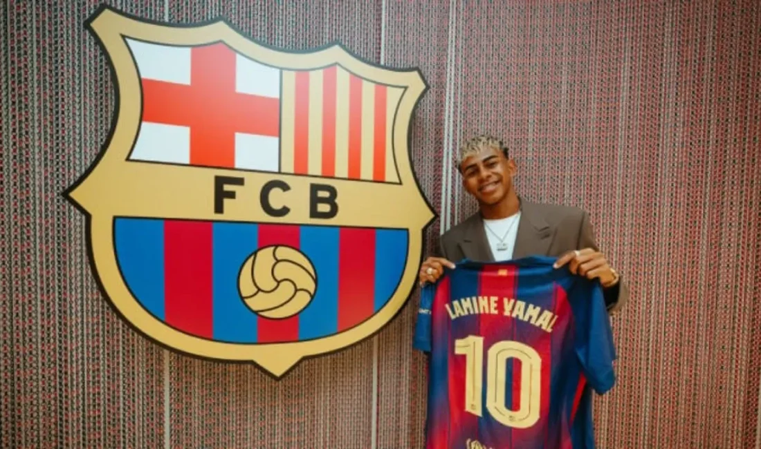 İspanyol devi Barcelona, genç yıldızı Lamine Yamal ile uzun vadeli