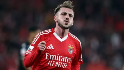 Benfica forması giyen milli kanat oyuncusu Kerem Aktürkoğlu, Avrupa futbolunun