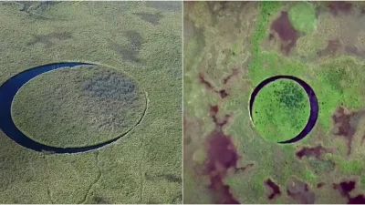 118 metre çapındaki gizemli yüzen ada “El Ojo”, hem bilim