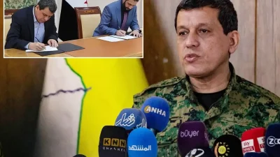 Suriye Demokratik Güçleri'nin (SDG) sözde komutanlarından Mazlum Abdi kod adlı