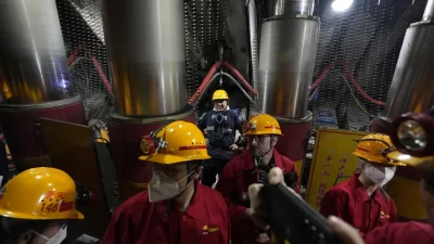 Çin’in kuzeyindeki İç Moğolistan Özerk Bölgesi'nde bulunan bir maden ocağında