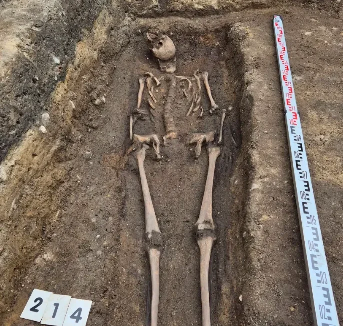 Polonya’nın Gdańsk kentindeki Śródmieście bölgesinde yürütülen arkeolojik kazılarda, 13. veya