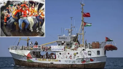 İsrail güçlerinin, gece yarısı uluslararası sularda insani yardım taşıyan Hanzala