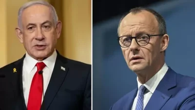 Almanya Başbakanı Friedrich Merz, İsrail Başbakanı Binyamin Netanyahu ile gerçekleştirdiği