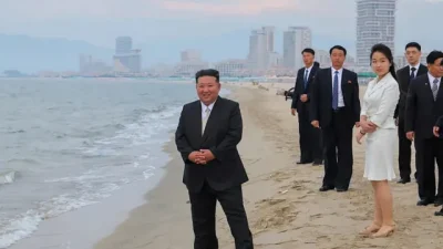 Kuzey Kore’nin Japon Denizi kıyısında inşa ettiği devasa sahil tesisi