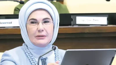 Emine Erdoğan Vatikan’da “Dünya 5’ten büyüktür” mesajını yineleyerek küresel adalet,