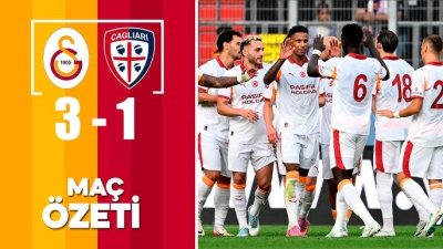 Galatasaray - Cagliari hazırlık maçı sonucu ne oldu? İşte Galatasaray