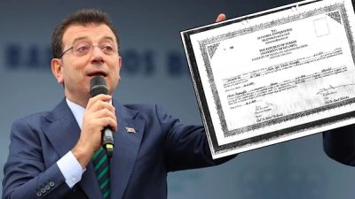 Ekrem İmamoğlu’nun yüksek lisans diploması da iptal edildi. Rektörlük kararıyla