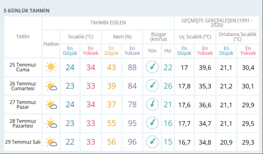 İstanbul'a 30 Temmuz'da yağmur yağacak mı, kaç gün sürecek, sıcaklık ve nem oranı düşecek mi?