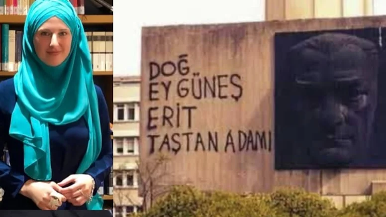 Milat Gazetesi Ankara Temsilcisi Özlem Doğan’ın Atatürk’le ilgili paylaşımı sosyal