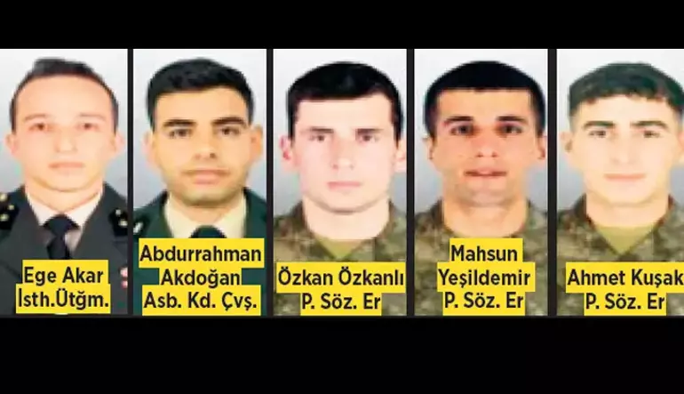 Pençe-Kilit’te 8 Askerimiz Şehit Oldu! Metan Gazı Faciası ve Kimlikler Açıklandı