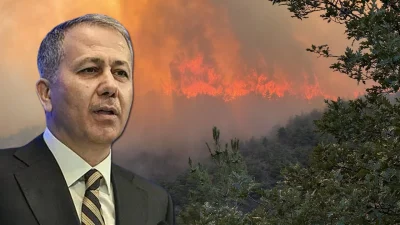 Bakan Yerlikaya, orman yangınlarına jandarma helikopterleriyle yapılan müdahalelerin görüntülerini paylaştı.