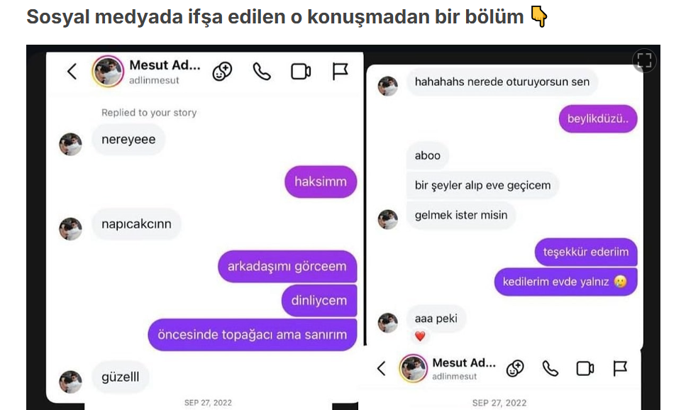 Taciz İddiası Gündem Oldu: Manifest Grubunun da Fotoğraflarını Çeken Mesut Adlin’in Mesajları İfşa Edildi