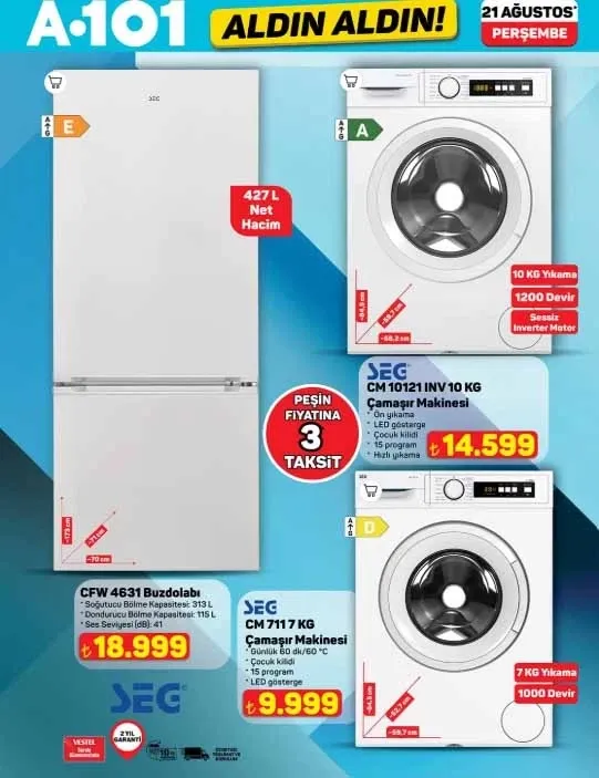 A101 21 Ağustos 2025 Aktüel Kataloğu ile Yaz Sonu Fırsat Fırtınası! Teknoloji ve Ev Elektroniğinde Dev İndirimler