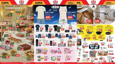 BİM 5-8 Ağustos aktüel kataloğu ile indirim fırsatları! Buz makinesi,