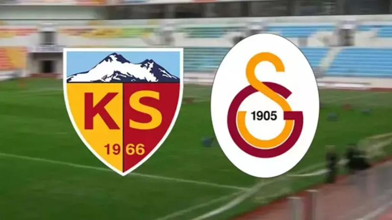 Süper Lig 3. hafta mücadelesinde Kayserispor Galatasaray'ı ağırlıyor. Maç saat
