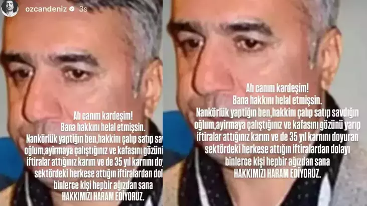 Özcan Deniz'den Sert Sözler: “Çocuğumu Babasız Bırakmak İstiyor!”