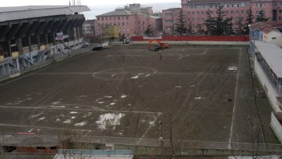 Trabzon futbolunun kalbi olarak kabul edilen Yavuz Selim Sahası’nın yıkılmasıyla