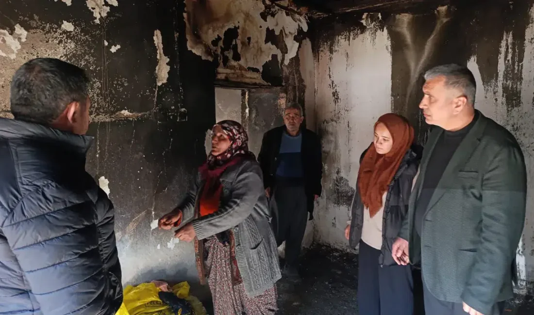 Niğde’nin Çamardı ilçesinde bir evde meydana gelen korkunç yangın mahalle