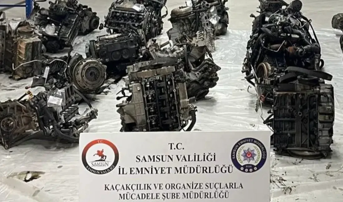 Samsun’un Çarşamba ilçesinde emniyet güçlerinin düzenlediği başarılı operasyon sonucunda gümrük