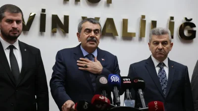 Milli Eğitim Bakanı Yusuf Tekin, Artvin’de katıldığı Eğitim Değerlendirme Toplantısı’nda