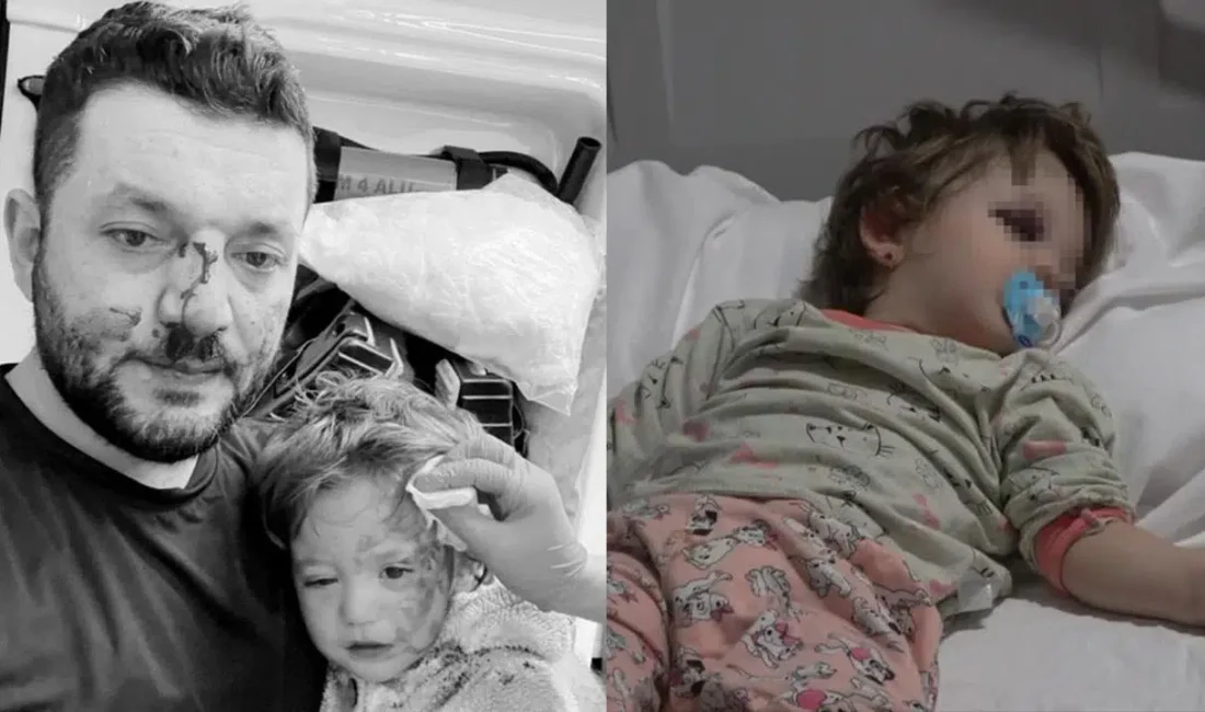 Yalova’nın Esenköy beldesinde 14 aylık kızıyla birlikte sokak ortasında acımasızca