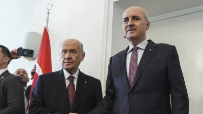 TBMM Başkanı Numan Kurtulmuş, MHP Lideri Devlet Bahçeli’yi ziyaret ederek