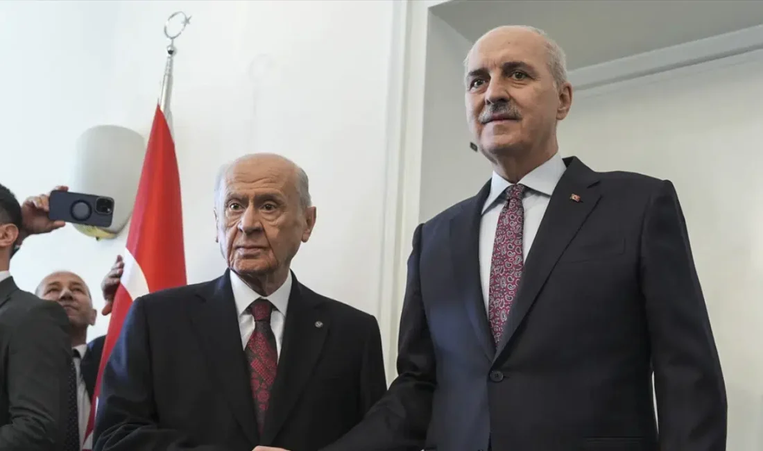 TBMM Başkanı Numan Kurtulmuş, MHP Genel Başkanı Devlet Bahçeli’yi makamında