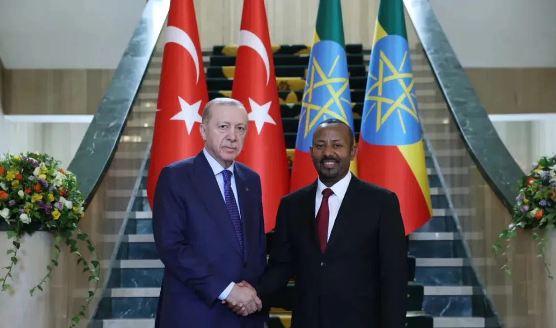 Cumhurbaşkanı Recep Tayyip Erdoğan, Etiyopya Başbakanı Abiy Ahmed ile bir