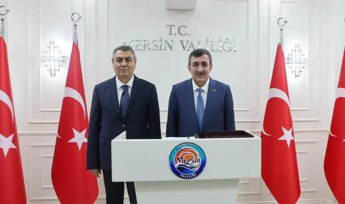 Cumhurbaşkanı Yardımcısı Cevdet Yılmaz’ın Mersin Valiliği ziyareti, şehrin geleceğine yönelik