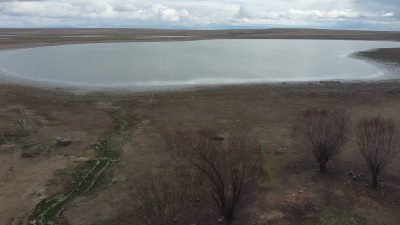 Konya’nın Kule ilçesinde bulunan ve kuraklık nedeniyle dört yıl önce