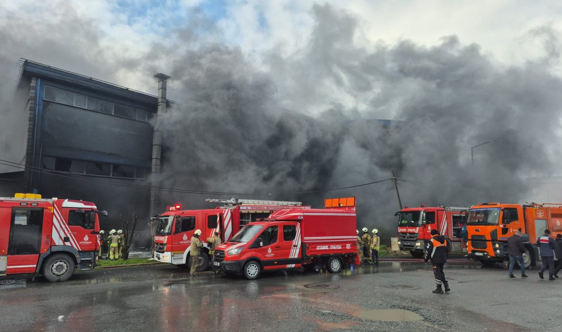 İstanbul Silivri’de faaliyet gösteren bir elektrik kablosu imalat fabrikasında çıkan