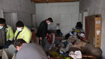 Yozgat’ın Sorgun ilçesinde gelen bir ihbar üzerine harekete geçen belediye