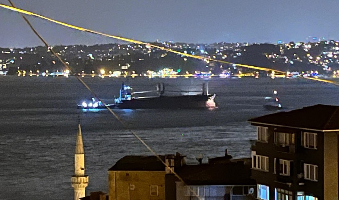 22 Ocak’ta Karadeniz’de İHA’larla vurulan, Şubat başında İstanbul’da karaya oturan